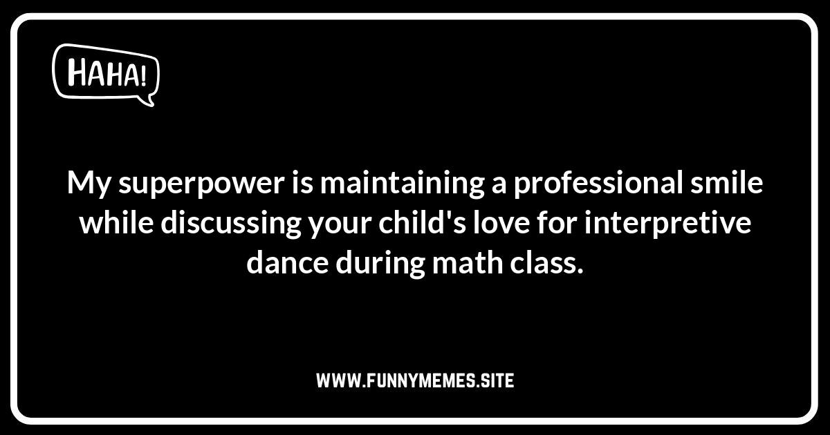 Parent-Teacher Conference Capers: Teacher Jokes About Difficult Discussions Funny teacher jokes and puns about grading, online teaching, and classroom chaos.