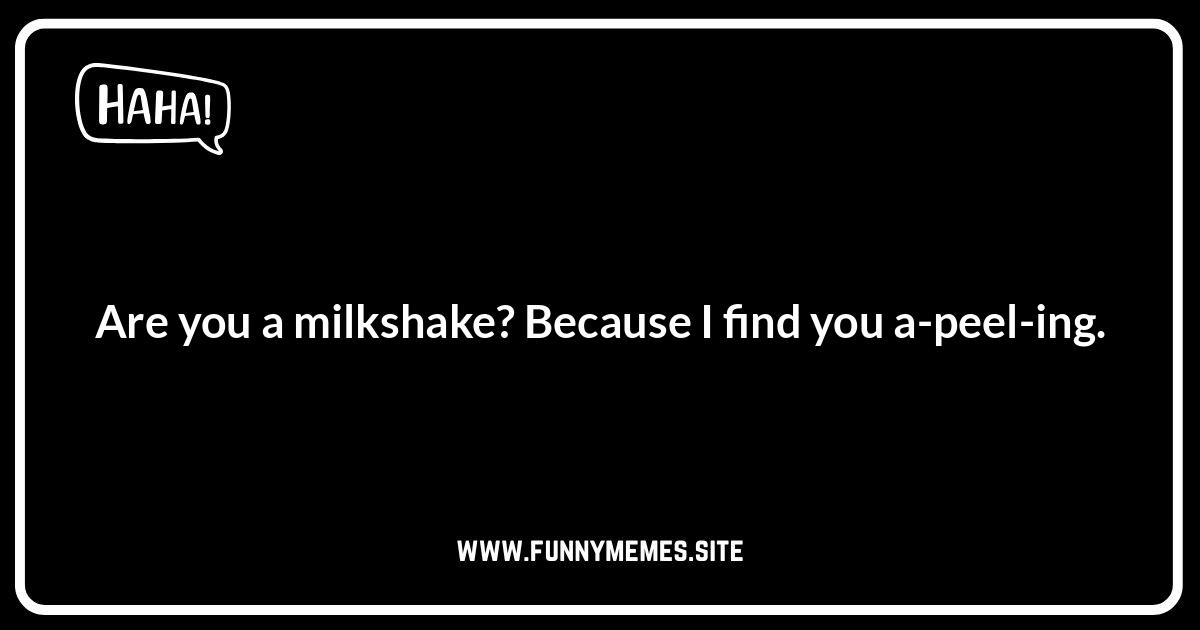 Romantic Milkshake Jokes: Sweeten the Deal with These Lines Milkshake jokes and puns abound! Image represents funny milkshake one-liners, dark humor, romantic jokes, and DIY pun ideas.